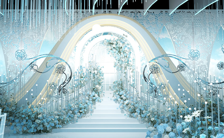 裕民釡香烙馍村水晶厅效果展示