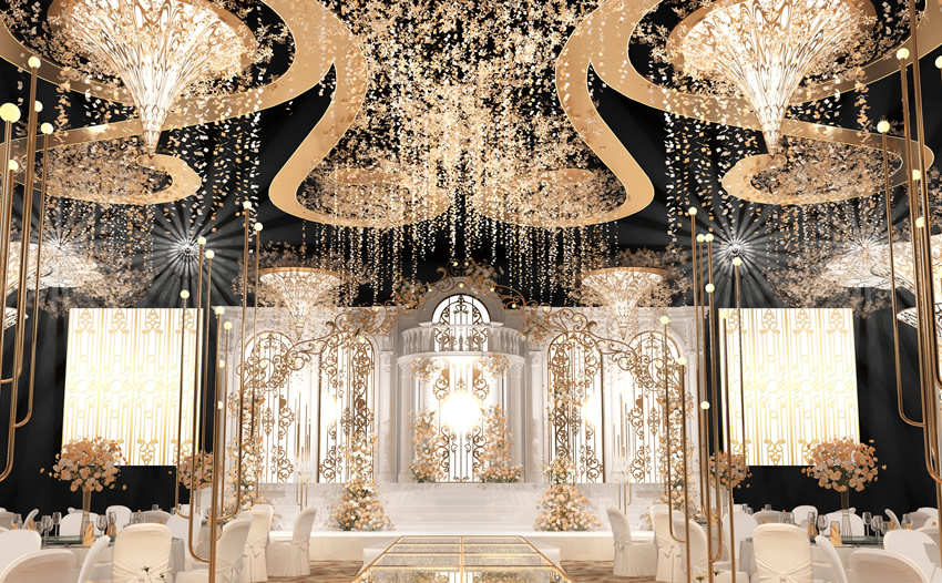 裕民花木兰喜事汇金色大厅效果展示